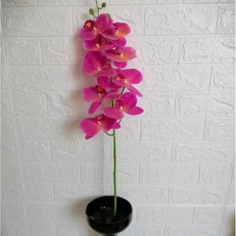 2020 Ebayホット販売アイテムRealタッチFake植物Single幹97センチメートル12ヘッドPE Orchid花の装飾