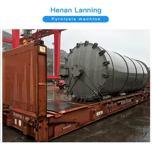 High quality pyrolysis plant tire pyrolysis to fuel oil carbon black tyre plastic oil pyrolysis plant manufacture machine