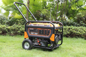 Générateur d'essence portable Genkins GK10000(E) 458cc 4 temps AC 50/60Hz à prix de gros, démarrage à distance, démarrage par lanceur, type ouvert - Product Image 3