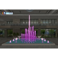 Air Mancur Dekoratif Dalam atau Luar Ruangan dengan Musik dan Air Menari untuk Rumah, Taman, Kebun, Mal, Hotel