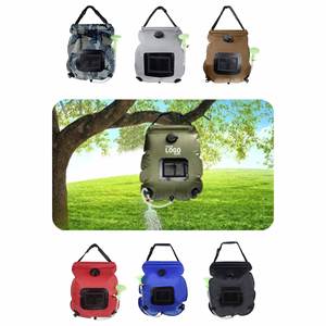 Sac de douche solaire suspendu 20L avec logo personnalisé, sac de douche solaire extérieur, sac de stockage d'eau pliable pratique pour la douche - Product Image 2