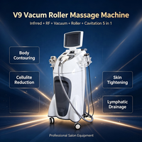 Appareil de remodelage corporel V9, lumière rouge chauffante, massage par rouleaux sous vide, réduction de la cellulite, Velasmooth, tonification musculaire, corps lisse