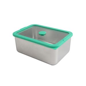 Stainless Steel Leakproof Food Storage Container <b>with</b> Glass <b>Lid</b>, Nested Lunch <b>Boxes</b> - Product Image 6