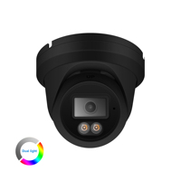 Kamera IP POE 4MP Dual Light NDAA dengan Mikrofon Terintegrasi, Kamera CCTV Mini Turret, Visi Malam Warna Cerdas, Mendukung Deteksi Tubuh Manusia