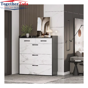 Hermosa mezcla elegante estética Zapatero de madera con cajón de almacenamiento <span class=keywords><strong>para</strong></span> entradas ordenadas y mejorar la decoración interior - Product Image 6