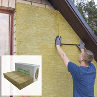 Panel de Aislamiento Térmico de Lana de Roca Ignífugo con Certificación ULC S102 R8.4 de 2 Pulgadas, Apto para Paredes y Techos de Edificios
