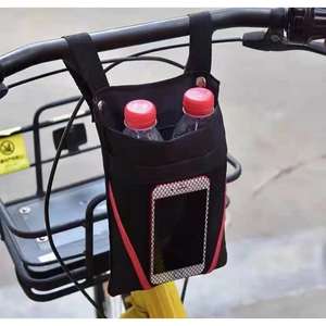 Sac de rangement suspendu pour vélo, poche en maille avant avec poignée souple, organisateur mural pour vélo pour hommes et femmes - Product Image 4
