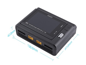 Caricabatterie ToolkitRC M8D 1600W 50A DC con Schermo Touch, Ricarica Rapida 65W, Doppio Canale per Batterie Lipo <span class=keywords><strong>1</strong></span>-8S per Modelli RC in Plastica - Product Image 6