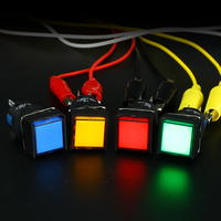 LA16-FXD Bouton poussoir Bouton 16mm avec lumière rouge