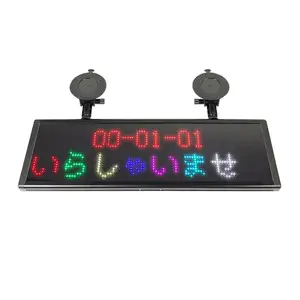 RGB LED Running Message Board WiFi APP Digital Billboard Display Car Rear Window Screen Bus LED Display For Shop Advertising