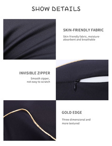 2025 bantal tidur ortopedi kontur Insomnia mewah bantal tidur emas hitam dapat disesuaikan kupu-kupu bantal medis leher busa memori - Product Image 5