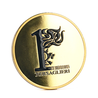 Pièce de monnaie personnalisée en alliage de zinc avec design gratuit, pièce commémorative en métal doré sur mesure