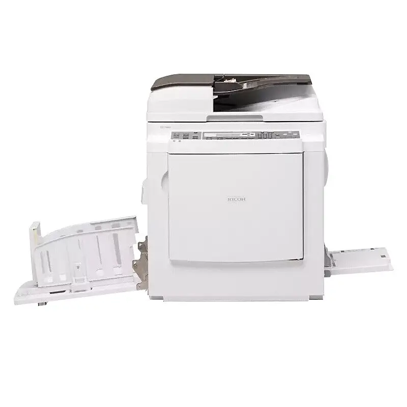 Duplikator Digital Ricoh DD3344C asli dengan tutup pelat mesin penyalin Inkjet kecepatan tinggi