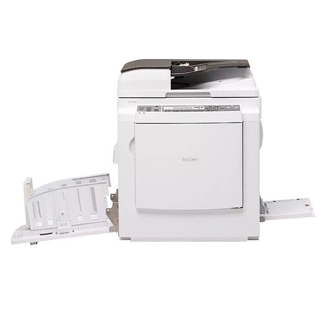 Used Second-hand Ricoh DD3344C Digital Duplicator With Platen Cover High-Speed Inkjet Printer Copier Machine