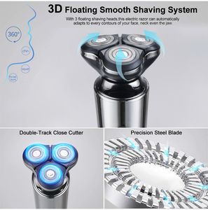 Afeitadoras eléctricas rotativas 3D recargables con <span class=keywords><strong>cable</strong></span> e inalámbricas China Razors Face and Body Beauty Man Shaver - Product Image 2