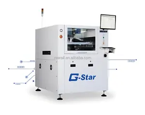 新型高精度贴片机生产线GKG G-STAR打印机全自动ssmit焊膏打印机，用于pcb装配线