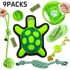 Venta al por mayor juguetes interactivos para perros Paquete de 15 para Limpieza de dientes y variedad divertida juego de regalos para perros cachorro dentición juguetes de lujo para masticar perros - Product Image 5