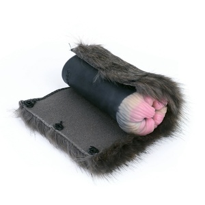 Masturbador de Bolsillo GEEBA Fantasy, Diseño de Gato Negro, Vagina Realista, Peluche Suave de Silicona, Venta al Por Mayor - Product Image 3