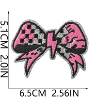 Patchs brodés thermocollants personnalisés motif Cowgirl Western, Nœud et Botte de Cowboy pour Vêtements, Vestes, Chapeaux, Sacs à dos, Vente en gros
