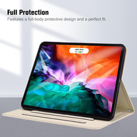 Casing berdiri penutup Slot kartu gaya kucing lucu untuk iPad 2025 10.2 10.9 11 inci Pro Mini Air 4 5 6 7 8 9 generasi ke-10