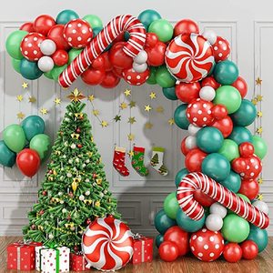 Palloncino Ecologico di Babbo Natale per <span class=keywords><strong>Capodanno</strong></span>, per Arco di Caramelle, Decorazioni per Feste Natalizie, Allestimento Scenografico Festivo - Product Image 2
