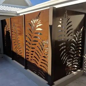 현대 외부 건물 장식적인 금속 벽 알루미늄 레이저 절단 정면