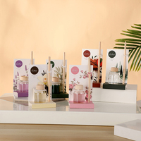Diffuseur de parfum d'huile essentielle d'aromathérapie bouteille en verre cristal diffuseur de roseaux ensemble cadeau conteneur de parfum personnalisable