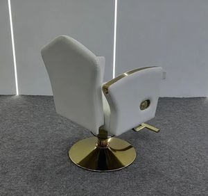 Nouvelle chaise de coiffure dorée, siège rotatif spécialement conçu pour les salons de coiffure et les barbiers étrangers. - Product Image 4