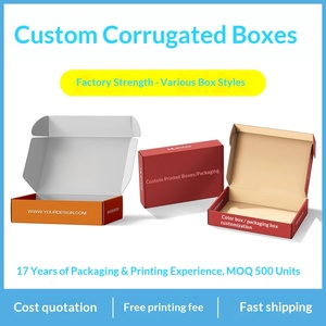 Custom Printed <b>Boxes</b> <b>White</b> Cardboard Corrugated Drawer Cosmetic Data Cable Packaging Made to Order - Product Image 4