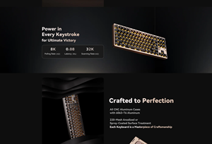 Teclado Mecánico para Juegos ATK X QK Collaboration Hex80 con Eje Magnético para Valorant - Product Image 6