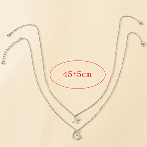 In acciaio inox mamma e <span class=keywords><strong>figlia</strong></span> coppia Set collana gioielli festa della mamma <span class=keywords><strong>regalo</strong></span> cuore farfalla ciondolo di dente di leone collana di corrispondenza - Product Image 5