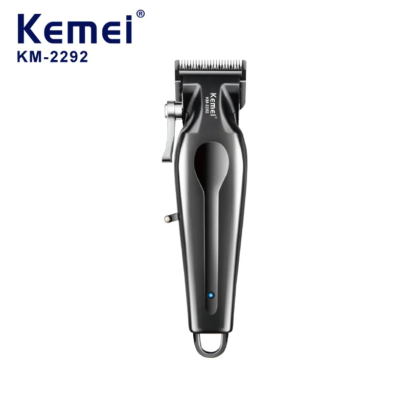 KEMEI-Cortadora de pelo profesional, máquina cortadora de pelo DLC, cabezal de corte ajustable, eléctrica, compra de cortapelos