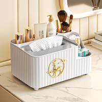 Boîte de rangement portable, écologique, imperméable et luxueuse pour mouchoirs de bureau et de maison, en plastique, pour les nécessités quotidiennes