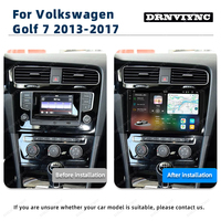 Écran Voiture 10.36" Android 13 UIS7870 2K avec GPS DSP CarPlay Auto Stéréo Lecteur Vidéo Radio pour Volkswagen VW Golf 7 2013-2017