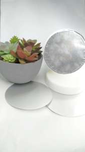 Opercules jetables en mousse PE pour bouteilles alimentaires, couvercles anti-poussière à visser, épaisseur 1,0 mm, découpés en deux parties - Product Image 3