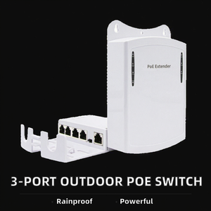 Extensor de Cámara IP para Exteriores de Alta Potencia 30W, Impermeable, 1000M, con Switch de Red POE, Capacidad de Switch de 0.8Gbps, <span class=keywords><strong>8</strong></span> Puertos - Product Image 1