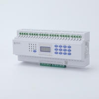 Módulo de Control de Iluminación Inteligente RS485 Modbus de 12 Canales, Conexión contra Incendios para Automatización de Edificios Comerciales y Hoteles 20A 50A