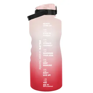 Mlife geniş ağız bpa ücretsiz spor salonu çalkalayıcı şişe 2 litre su şişesi spor salonu için