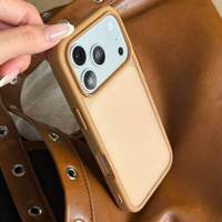 Coque personnalisable DIY effet givré pour iPhone 18 17 Pro Max, bordure contrastée, translucide, antichoc, écologique