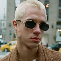 Lunettes de soleil unisexes tendance, personnalisées, minimalistes, de qualité supérieure, classiques, élégantes, luxueuses, chics, UV400, pour femmes et hommes