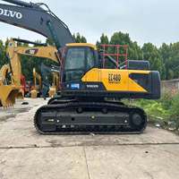 Excavadora de cadenas Volvo EC480D EC480DL EC480E EC480E HR usada, original, de 48 toneladas, para minería, demolición y construcción, de alta calidad.