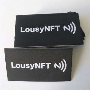 Etiqueta RFID lavable para lavandería Etiqueta de ropa de tela tejida NFC - Product Image 2