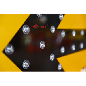 سهم ليد شمسي وامض ضوء تحذير حركة المرور في الهواء الطلق المنتج مع صوفي للأضواء على جانب الطريق - Product Image 2