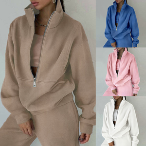 Nouvel Arrivage 2026 – Ensemble Deux Pièces <span class=keywords><strong>Femme</strong></span> Couleur Unie : Haut et Pantalon de <span class=keywords><strong>Sport</strong></span> Taille Élastique – Tenue de <span class=keywords><strong>Sport</strong></span> et d'Extérieur – Vente en Gros Usine - Product Image 2