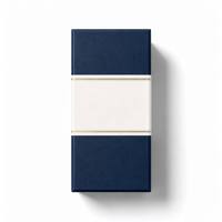 Boîte cadeau magnétique de luxe en carton recyclable en forme de livre personnalisée pour flacon de parfum en verre avec estampage