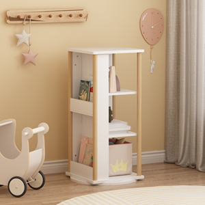 Bibliothèque tournante pour enfants, style Montessori, étagère de rangement pour enfants, pour la maison, la chambre, la salle de jeux, <span class=keywords><strong>meubles</strong></span> gain de place - Product Image 1