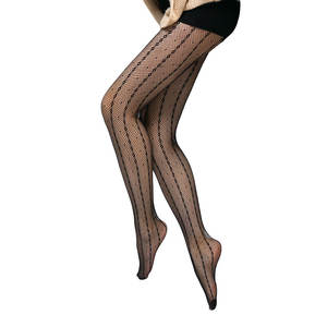 Collants résille Sexy pour femmes collants collants transparents en dentelle fine évider bas collants tricotés robe chaussette genou grandes tailles - Product Image 5