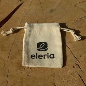Customized Logo Recyclable Organic Cotton <b>Drawstring</b> <b>Pouches</b> Biodegradable Dust Bag Packaging Wholesale Promotion with Low Moq - Product Image 1