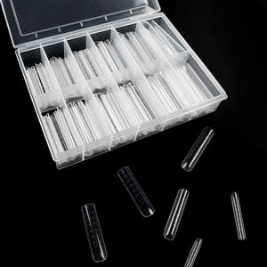 BQAN Nail formes 120 pièces couverture complète outils faciles <span class=keywords><strong>faux</strong></span> conseils constructeur UV Nail <span class=keywords><strong>Gel</strong></span> System acrylique Nail Art décorations longues double formes - Product Image 3