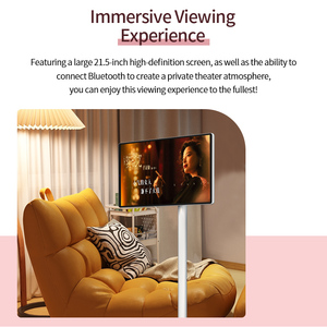 Monitor de <span class=keywords><strong>pantalla</strong></span> inteligente de transmisión en vivo de 21,5 <span class=keywords><strong>pulgadas</strong></span>, TV portátil inteligente para interiores, tableta con <span class=keywords><strong>pantalla</strong></span> táctil Lcd Android <span class=keywords><strong>13</strong></span>, señalización Digital blanca - Product Image 5